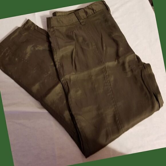 💕Simply Vera,Vera Wang cargo ankle pants S 12 - Picture 2 of 3
